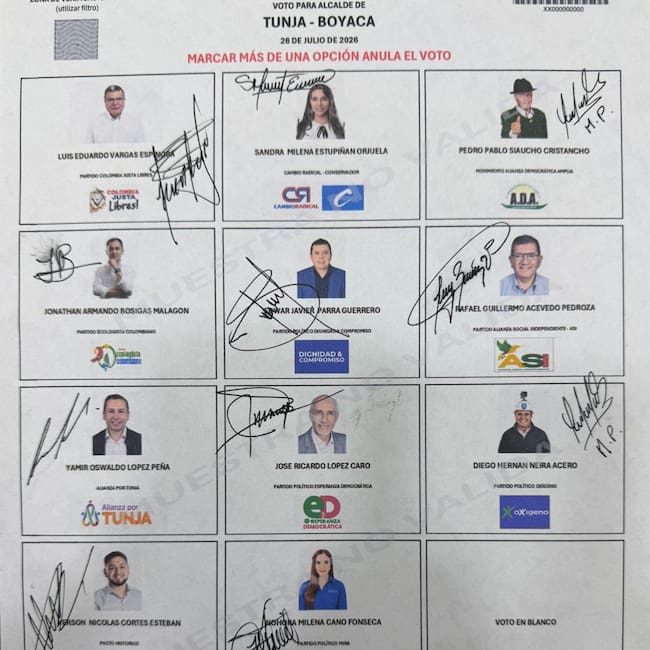 Las elecciones atípicas que se realizarán en Tunja el próximo 26 de julio