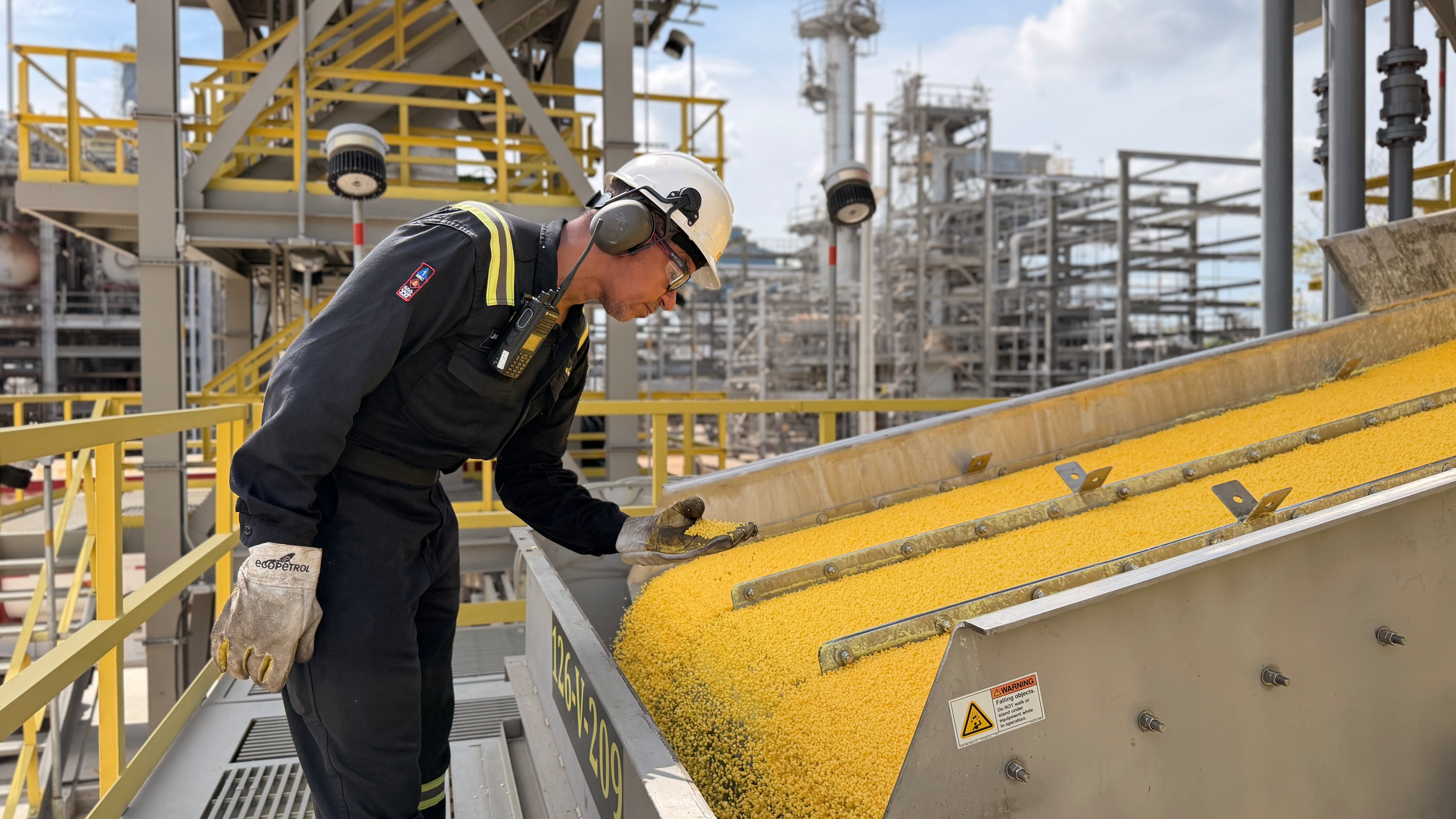 Refinería de Cartagena inició venta de azufre sólido a mercados nacionales e internacionales