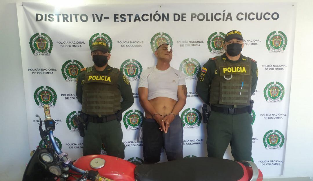 Capturado en el municipio de Cicuco