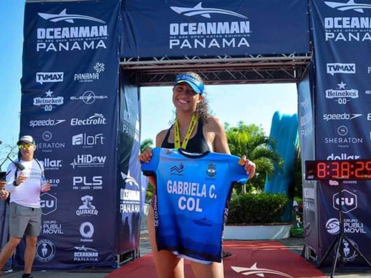 Teniente de la Armada Nacional fue segunda en Oceaman Panamá