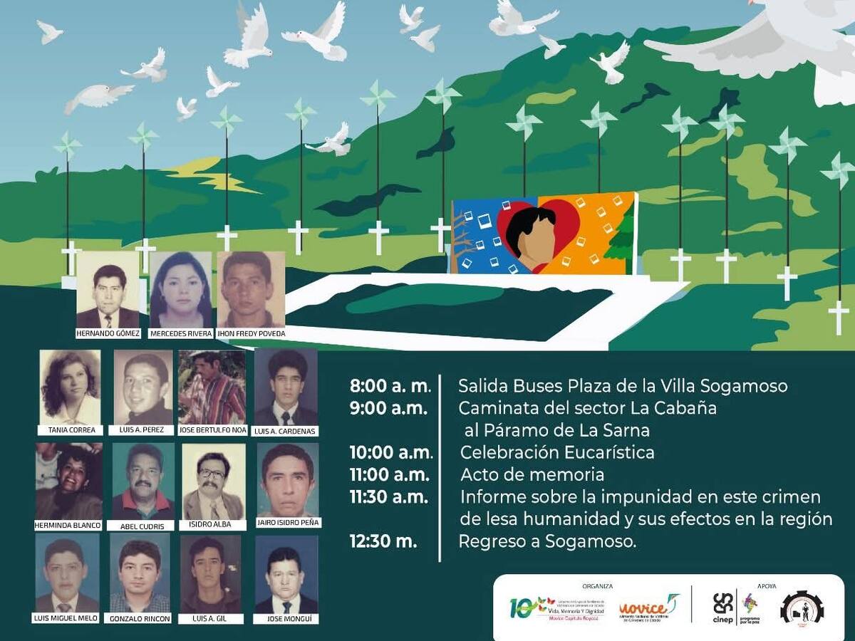 Familiares de víctimas de masacre en Boyacá siguen esperando la verdad, la justicia y la reparación