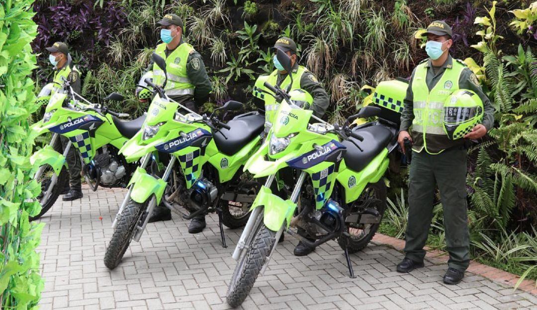 Nuevo escuadrón motorizado de la Policía custodia las zonas rurales del Tooima