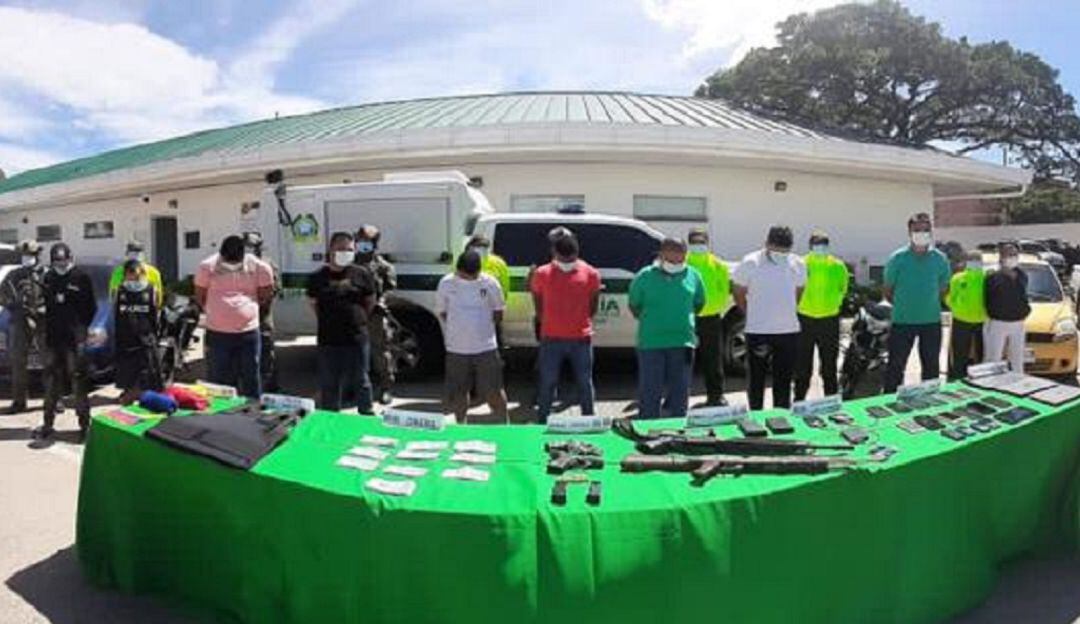 Primeras imágenes de los capturados.