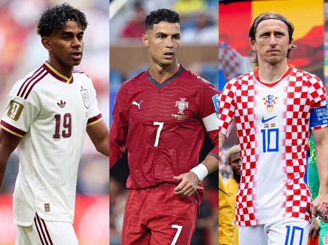 Lamine Yamal. Cristiano Ronaldo. Luka Modric. Fotos: Getty Images.