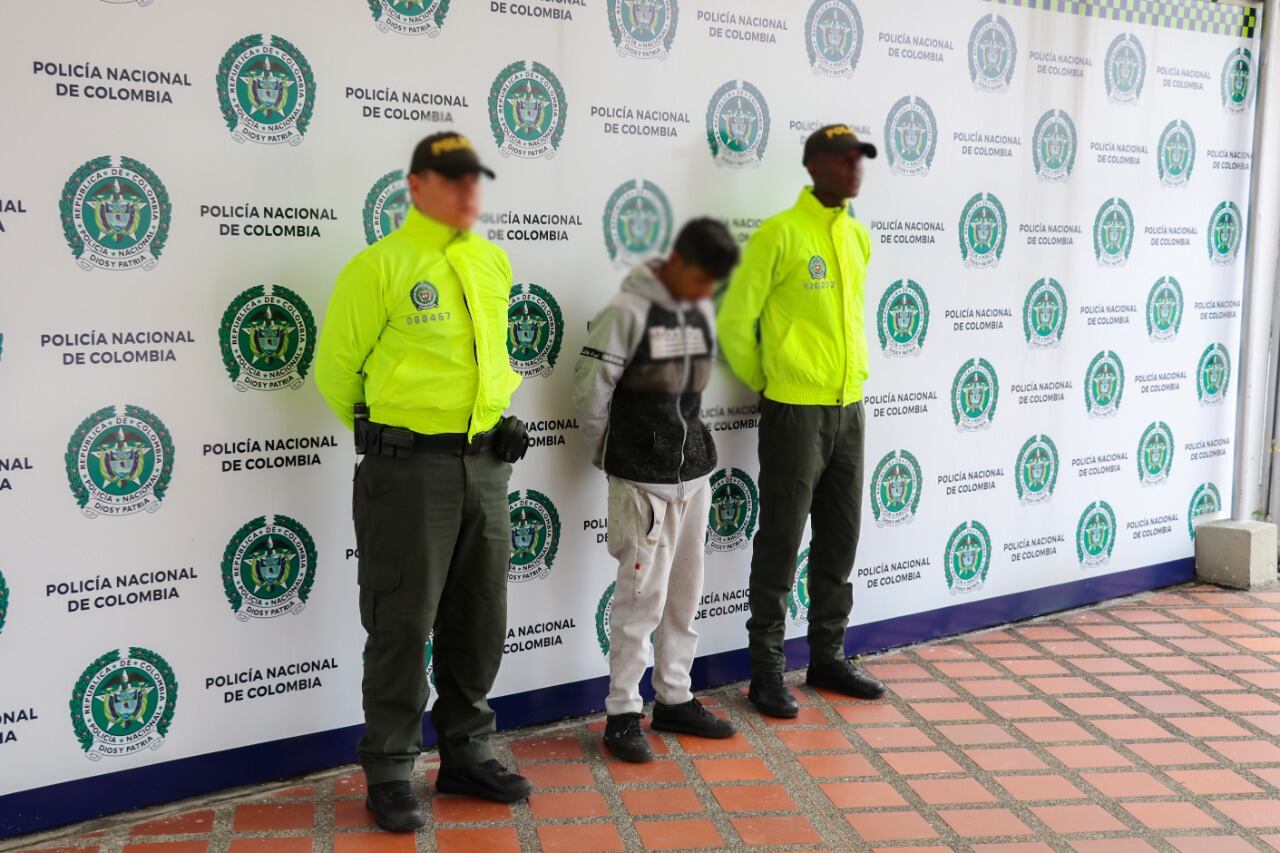 Presunto autor de un homicidio en la Plaza de Bolívar - Policía Metropolitana de Pereira