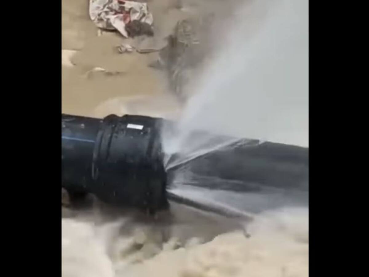 La Pintada sigue sin suministro de agua potable tras otro daño en tubería