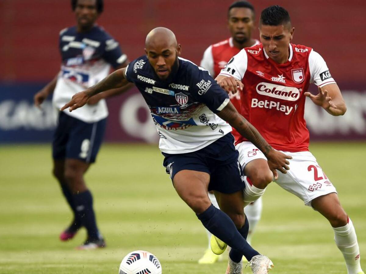 Junior no pudo ganarle al colero Santa Fe y se despidió de la Libertadores