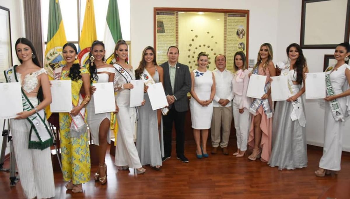 Las candidatas al reinado nacional del café fueron declaradas huéspedes de honor del Quindío