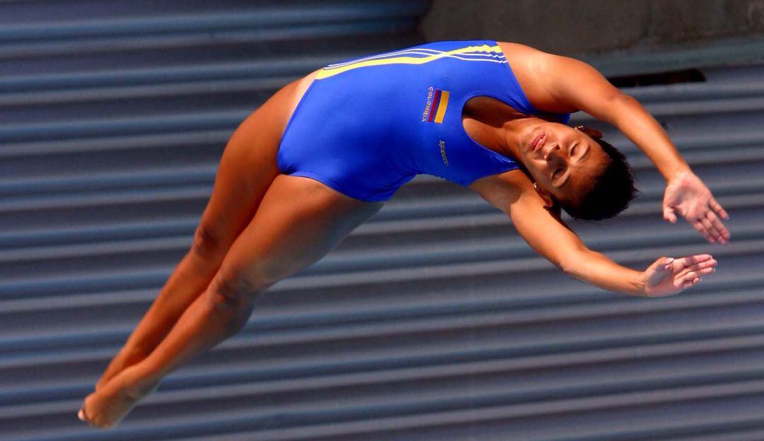 Diana Pineda, clavadista colombiana.