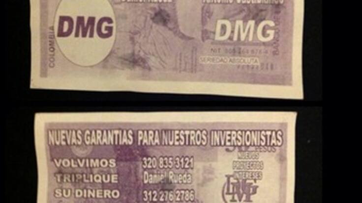 Reparten volantes en Antioquia promocionando el renacimiento de la pirámide DMG