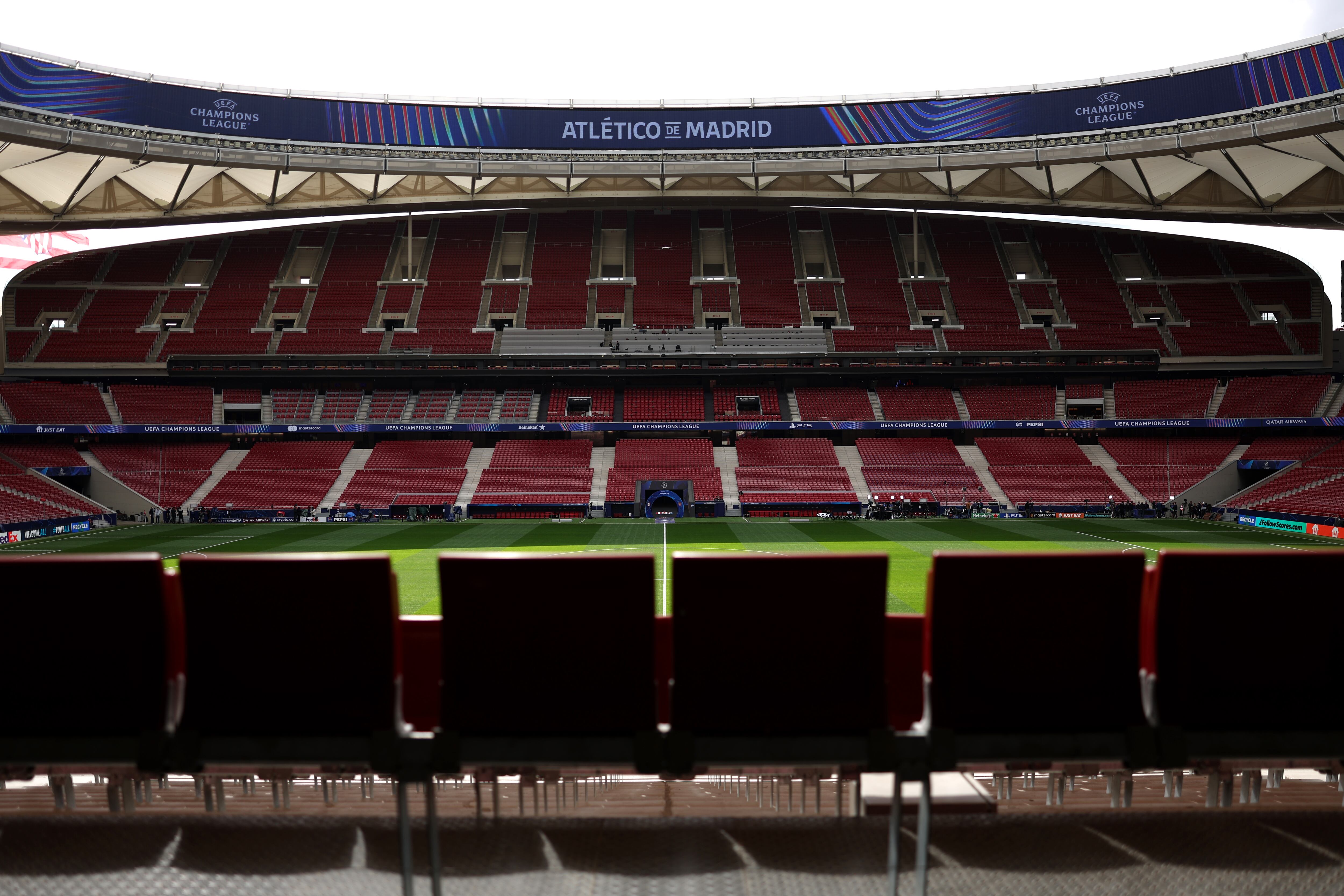 Estadio Metropolitano, casa del Atlético de Madrid. Foto: Getty Images.