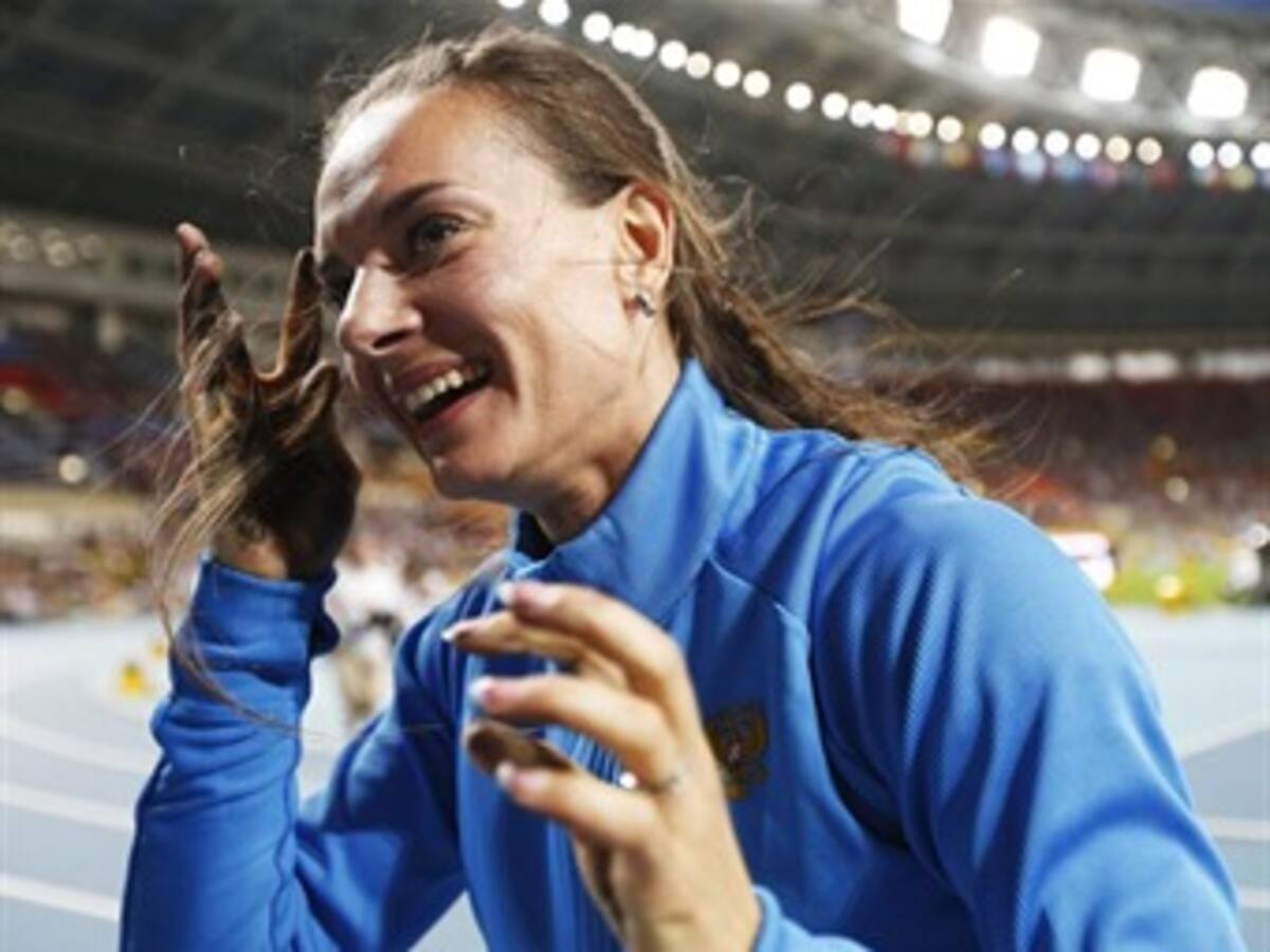 La 'carismática' atleta rusa Yelena Isinbáyeva se despide de su actividad profesional