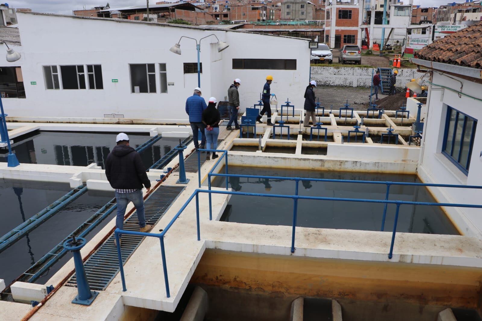 Inspección en acueducto de Ipiales - Foto: IDSN