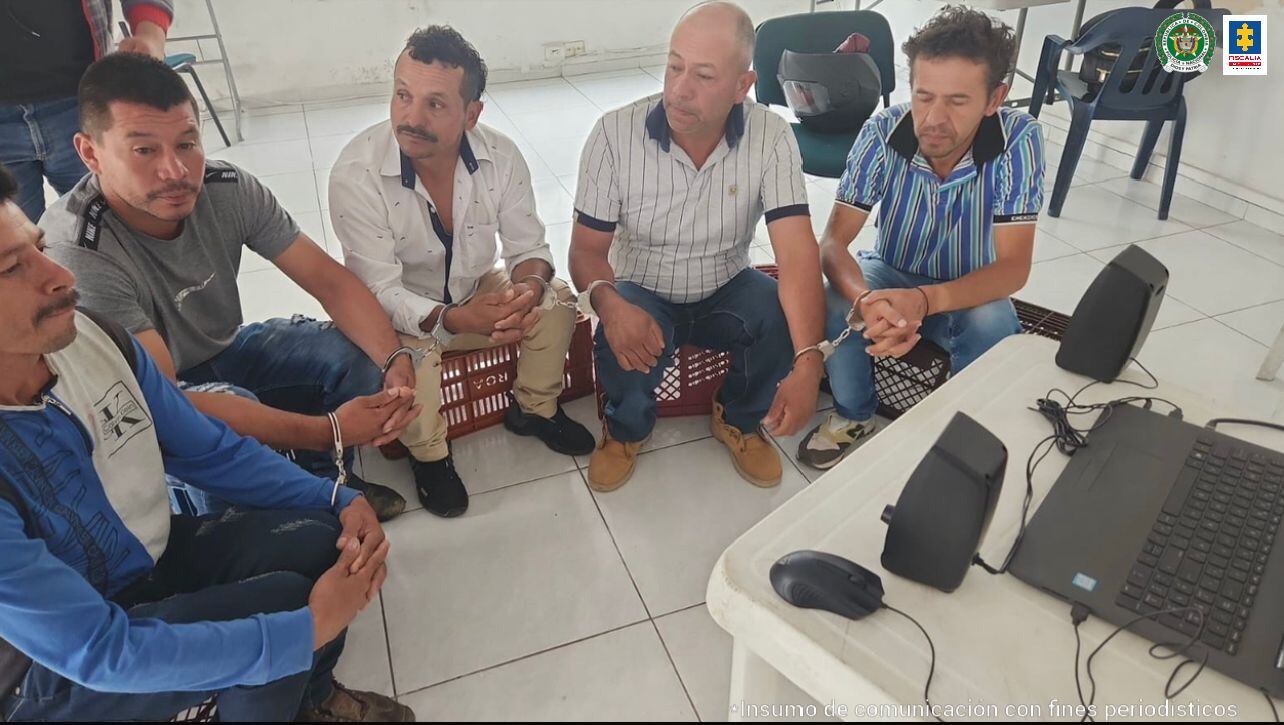 Las cinco personas actuaban bajo las órdenes de alias 'Guajiro'