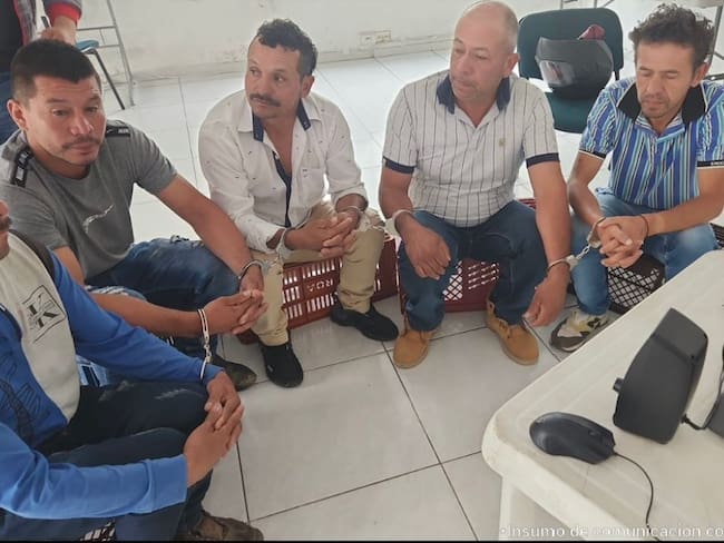 Las cinco personas actuaban bajo las órdenes de alias 'Guajiro'