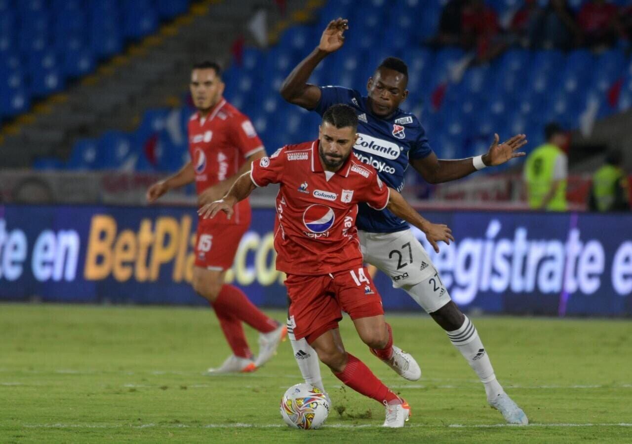 Duelo entre América de Cali e Independiente Medellín en 2022 / Colprensa