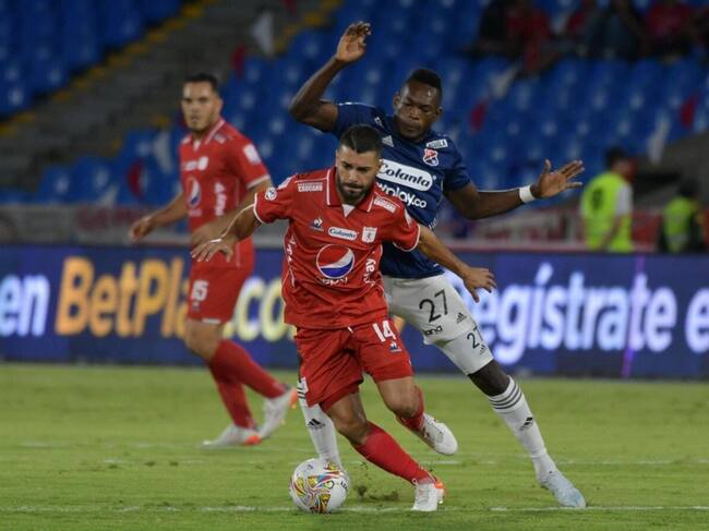 Duelo entre América de Cali e Independiente Medellín en 2022 / Colprensa