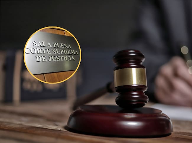 Decisión judicial y la Corte Suprema de Justicia (Fotos vía Getty Images)