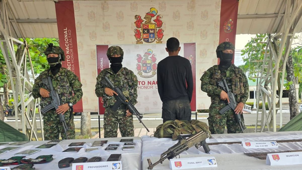 Operación del Ejército en Chocó deja un muerto y un integrante del Clan del Golfo sometido