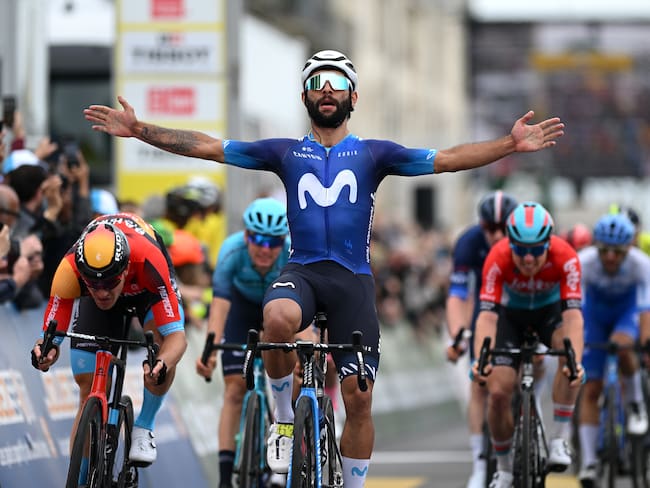Fernando Gaviria se impuso en la última etapa del Tour de Romandía. (Photo by Dario Belingheri/Getty Images)