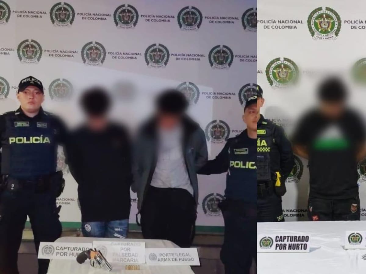 Caen en Manrique y Solla cuatro hombres señalados de hurtos violentos en Medellín