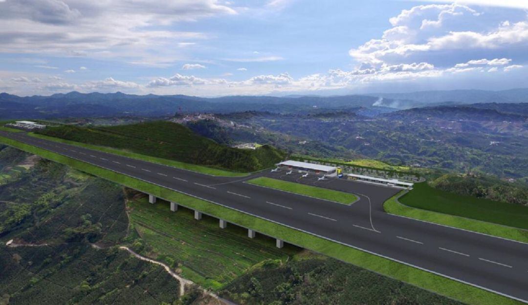 Maqueta del Aeropuerto del Café