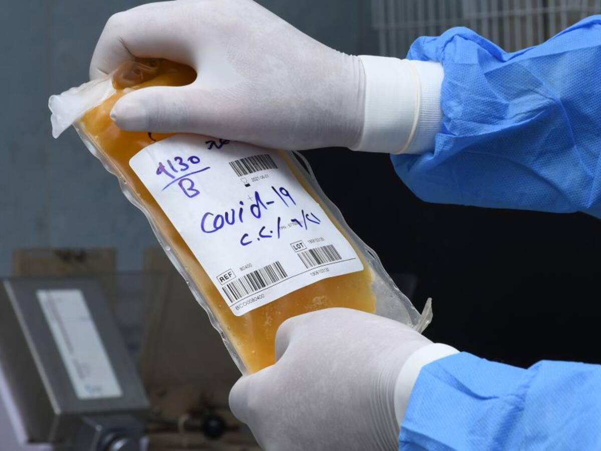 Tratamiento de plasma debe tener niveles altos de anticuerpos contra COVID