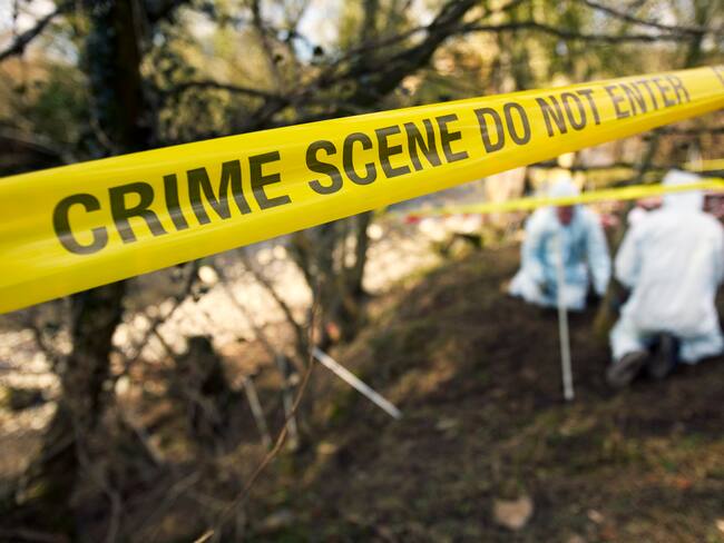 Imagen de referencia de escena del crimen. Foto: Getty Images.