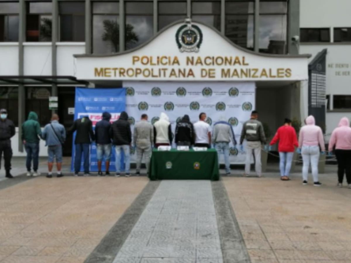 Cae banda delincuencial dedicada al tráfico de estupefacientes en Manizales
