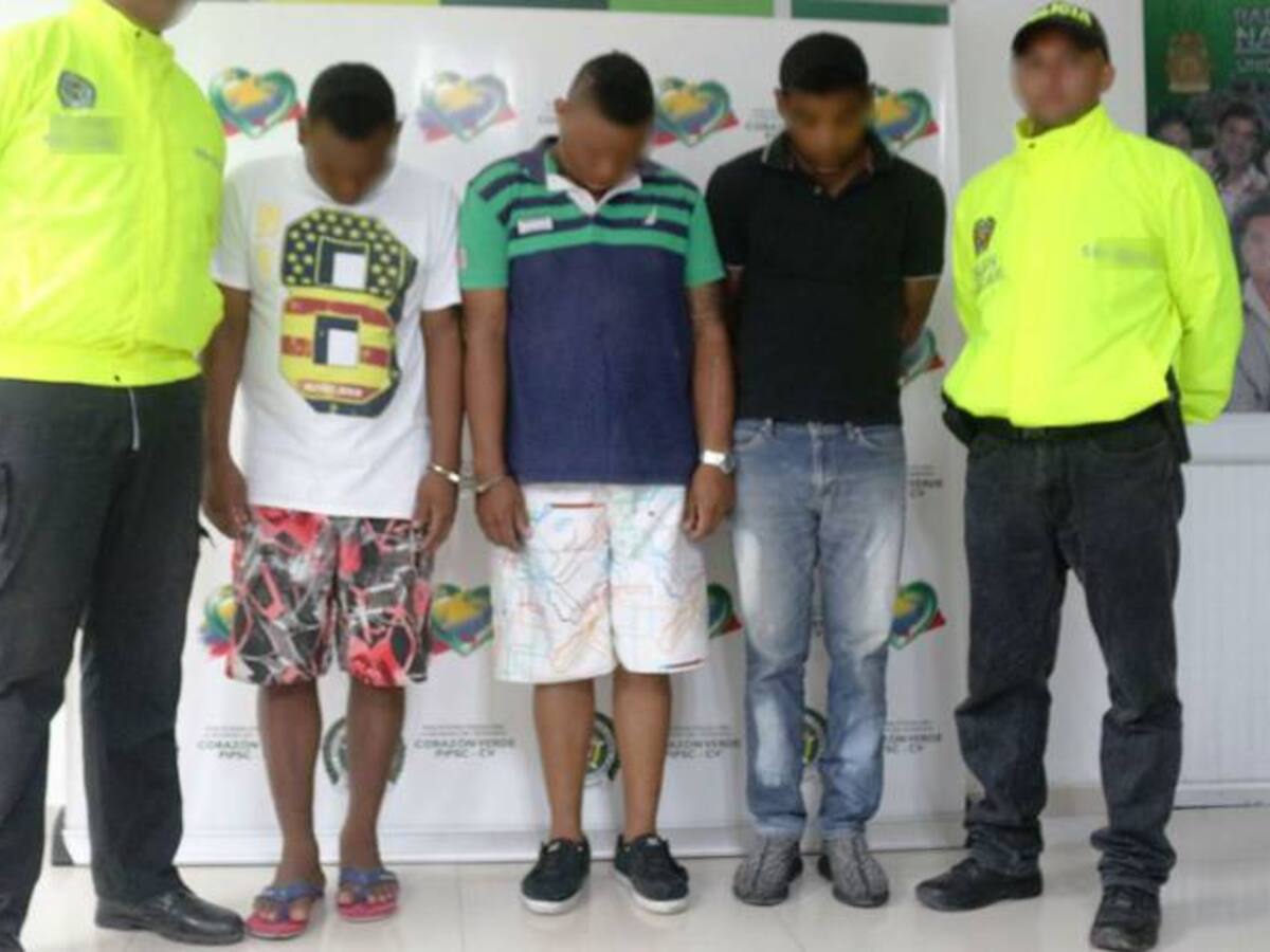 Tres delincuentes de “Los Pawi”fueron capturados por la Policía de Cartagena