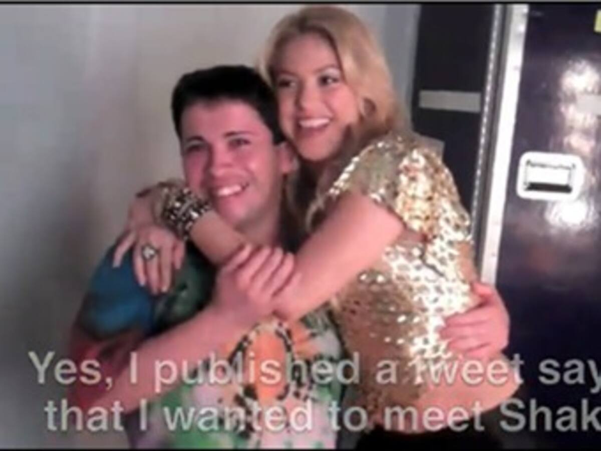 Shakira sube a Internet el vídeo de su encuentro con el 'Shakiro' chileno