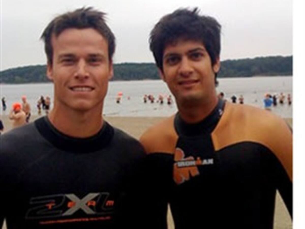 Gustavo Yacamán volvió a ser tercero en una prueba de Triatlón