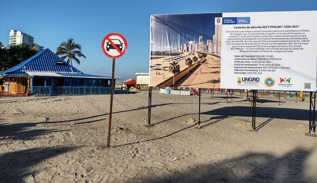 Por lo pronto se adelantan las obras de alistamiento para el proyecto como movilización de equipos, adecuación de campamentos y señalización