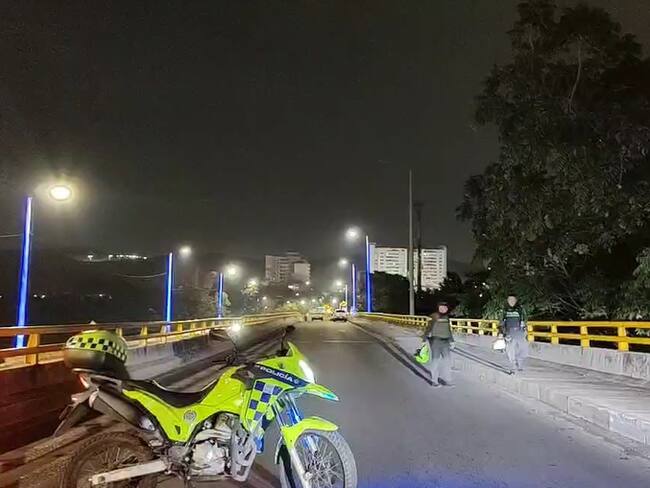 Ataque sicarial sobre el puente Benito Hernández / Foto: Noticias Cúcuta 75