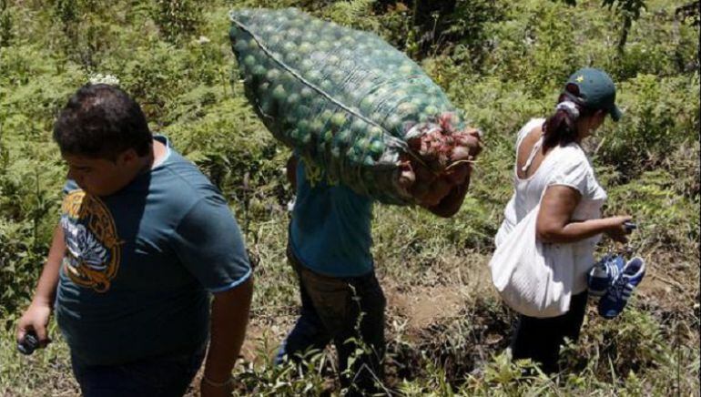 Campesinos colombianos