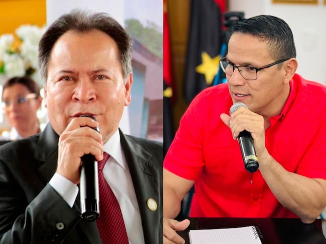 Gobernador de Norte de Santander, William Villamizar y Alcalde de Cúcuta, Jorge Acevedo.