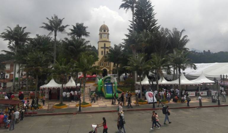 Plaza principal de Salento, Quindío