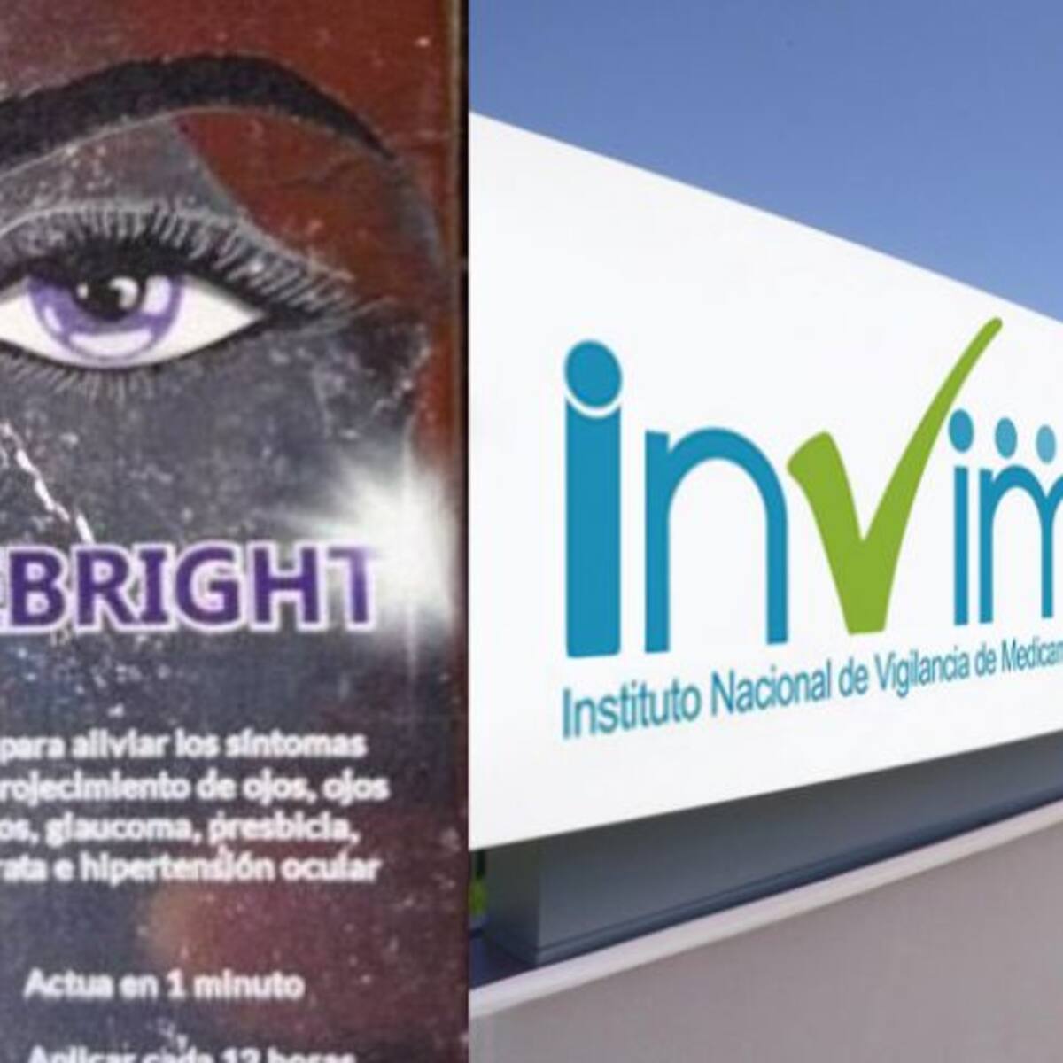 INVIMA alerta por comercialización ilegal de gotas oftálmicas REBRIGHT en Colombia