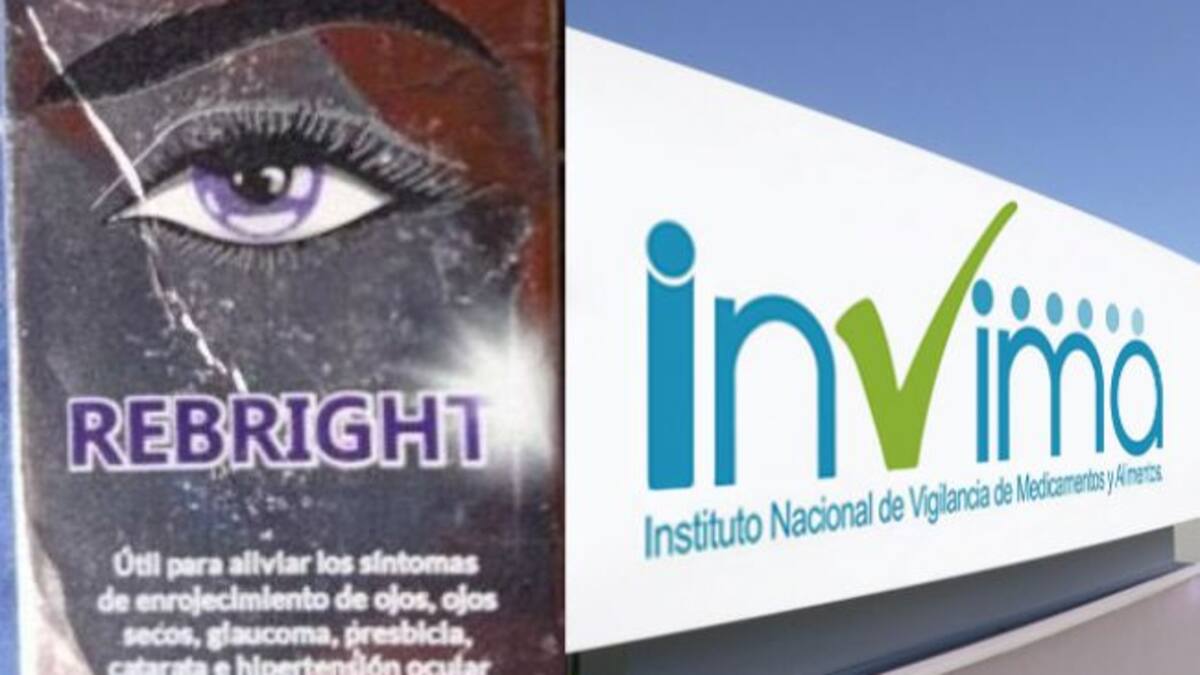 INVIMA alerta por comercialización ilegal de gotas oftálmicas REBRIGHT en Colombia
