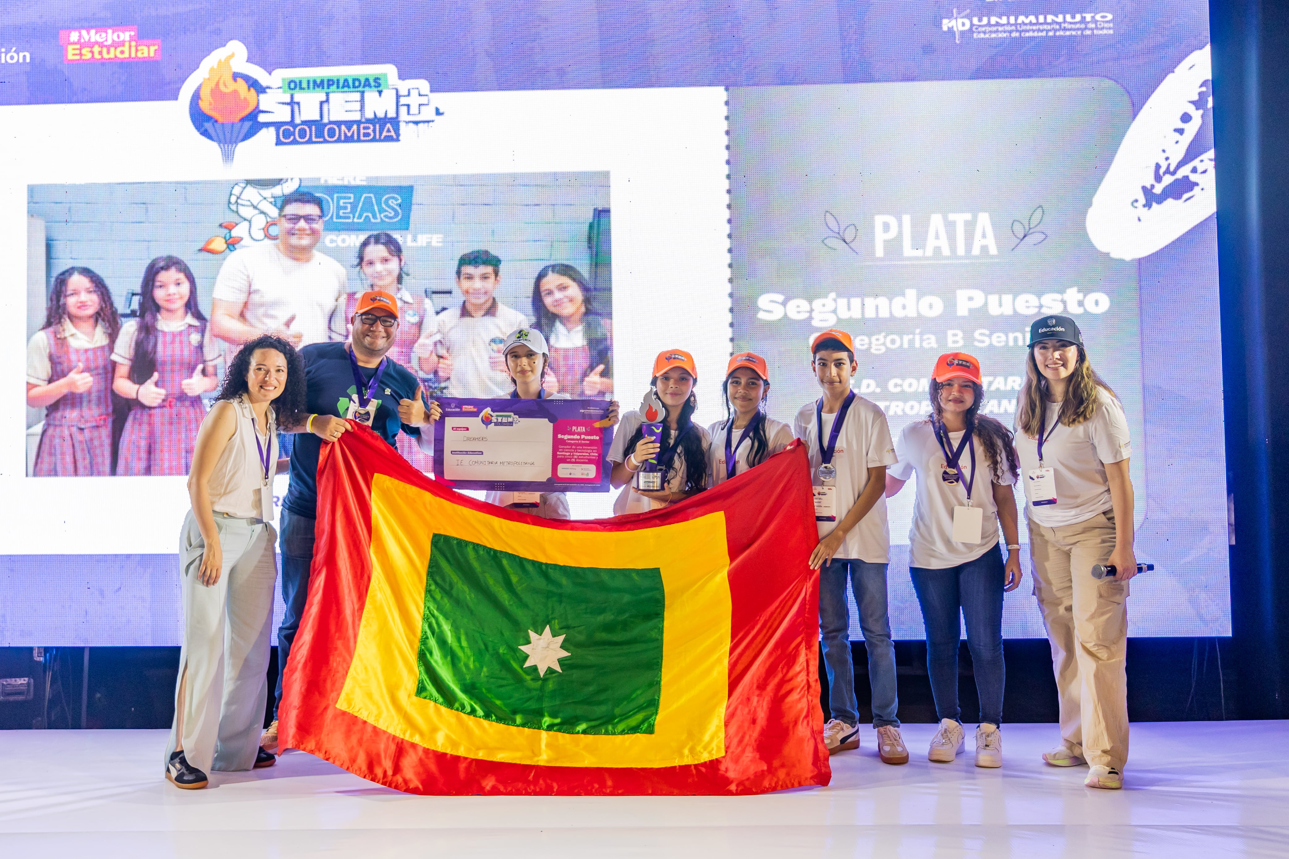 Cartagena celebró la innovación y creatividad en la gran final nacional de las olimpiadas STEM+ Colombia