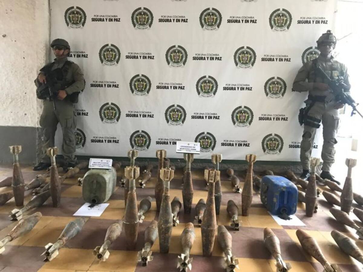 Hallan explosivos que iban a utilizarse contra erradicadores del bajo Cauca