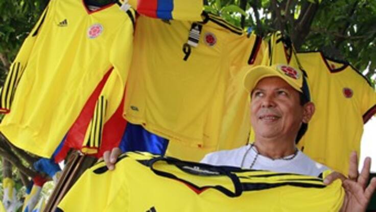 Así vive el comercio bogotano la fiesta del fútbol