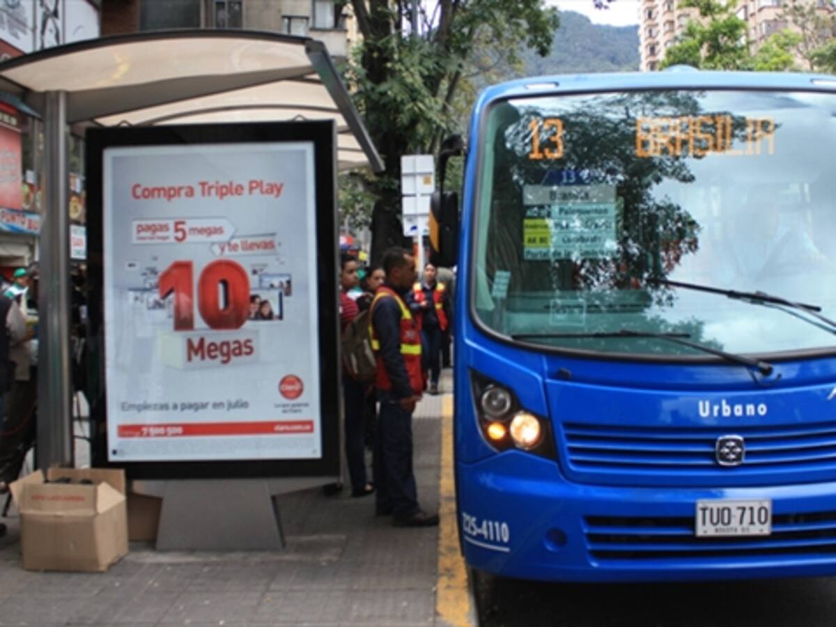 Servicio del SITP se incrementó en 40% en primer día de paro