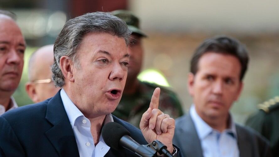 Juan Manuel Santos, presidente de la República. Foto: Colprensa