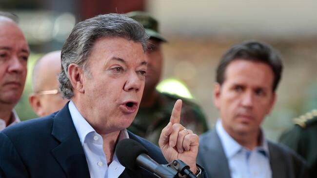 Juan Manuel Santos, presidente de la República. Foto: Colprensa