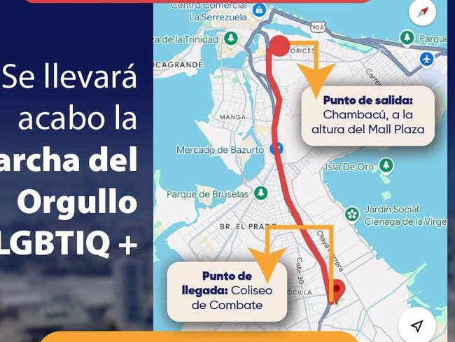 Planifica tu ruta: así será el plan de movilidad durante la marcha del orgullo LGBTIQ+