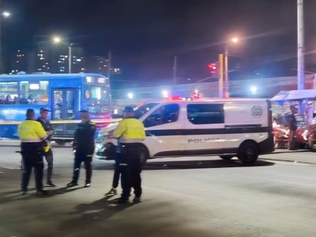 Hieren a funcionario de la Fiscalía General, en un caso de intolerancia en Bogotá. Cortesía: @PoliciaBogota