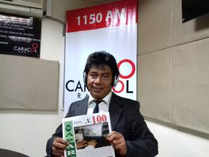 Alber Deylan periodista y gestor cultural y director de la revista cultural Punto Aparte