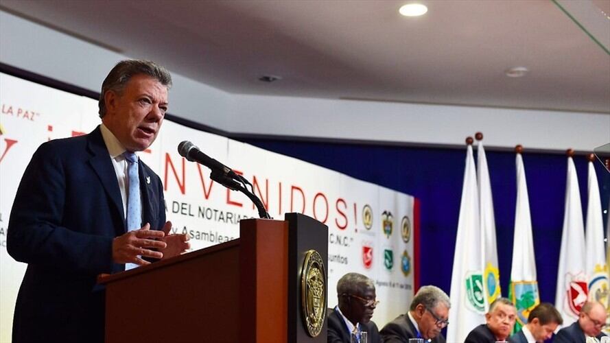 Juan Manuel Santos, presidente de la República. Foto: Colprensa