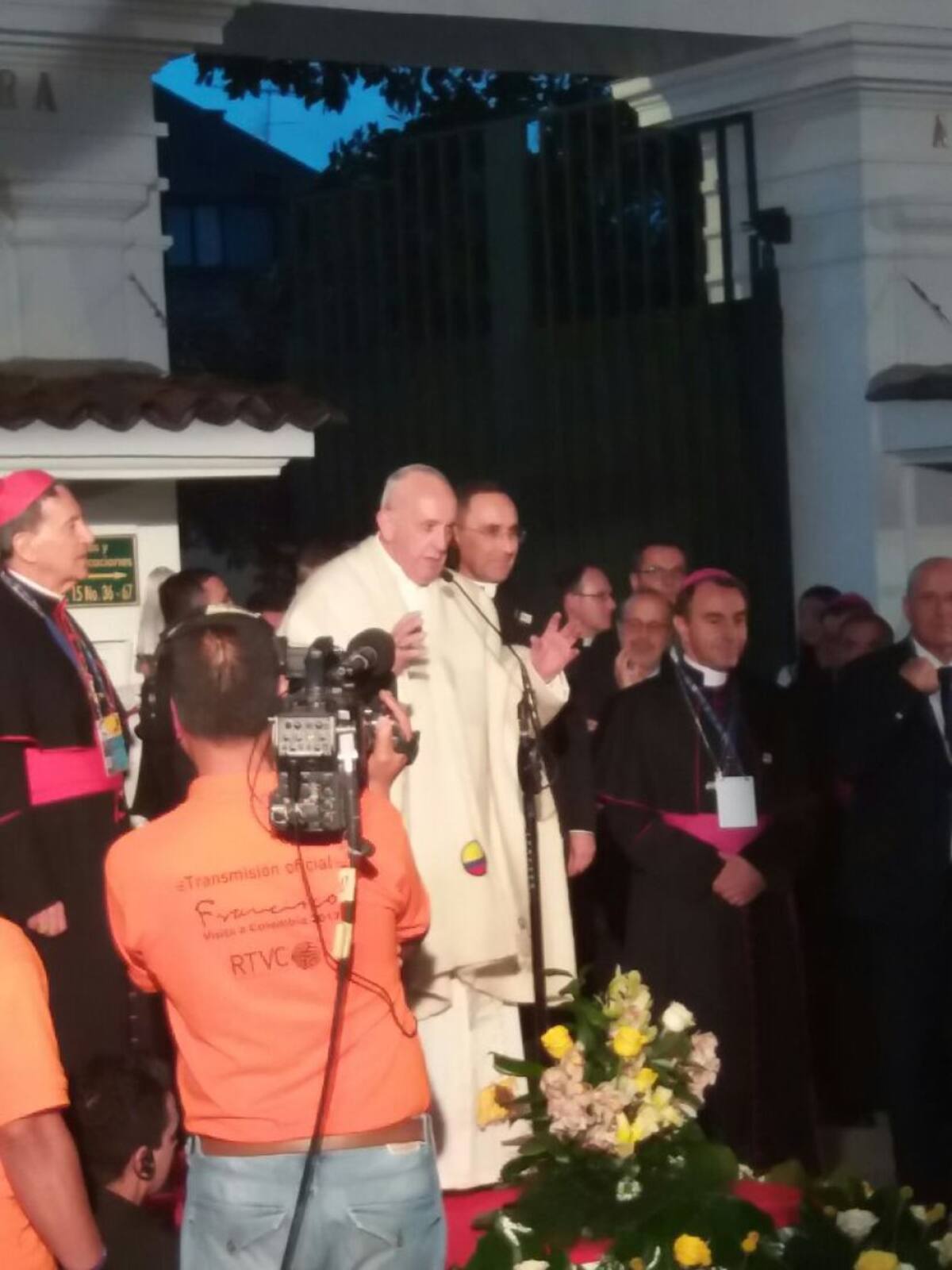El santo padre demostró su sencillez y conmovió a los boyacenses.